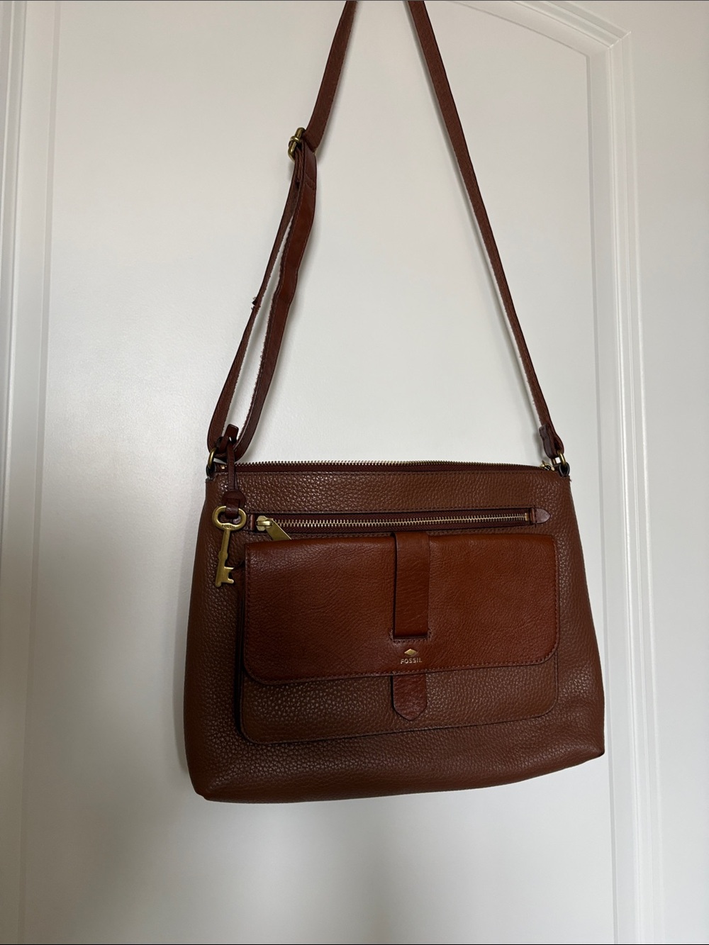 Fossil Kinley Crossbody Brown Purse